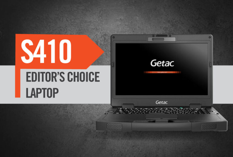 Getac S410 semi-rugged notebook named an "Editor's Choice"